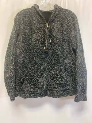 Black Sweatshirt Hoodie Liz Claiborne, Size Xl NonSlipTrims TemperatureRegulating