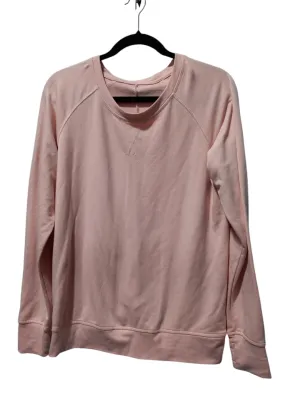 SkinFriendlyElastic AntiStaticMaterial Athletic Sweatshirt Crewneck By Bcg In Pink, Size: M