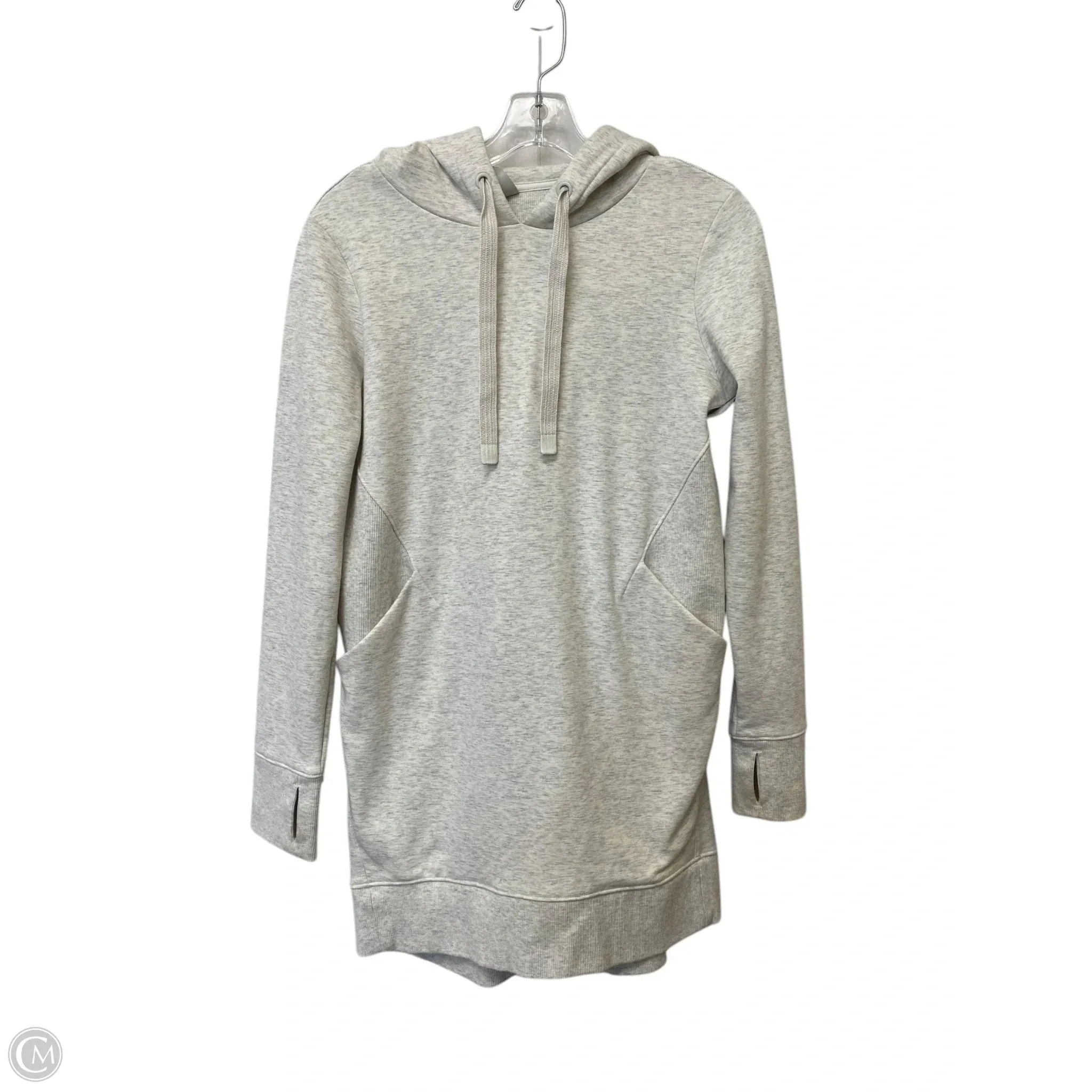 Sweatshirt Hoodie By Athleta In Cream, Size: S Summer Glow Cozy Layers