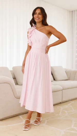 Okalani Midi Dress - Pink Perfect Fit