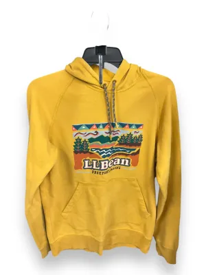 Sweatshirt Hoodie By L.l. Bean In Yellow, Size: S Storm Core QuickAccess Pockets