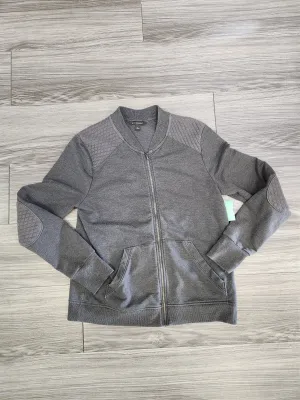 SeamlessPockets Cool Nylon Grey Sweatshirt Crewneck Banana Republic, Size S