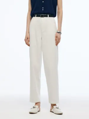 Denim Stretch Women Ankle Length Jeans With Belt Day Ready Reliable Layer