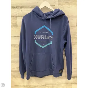 Athletic Sweatshirt Hoodie By Clothes Mentor In Navy, Size: L Stylish Layer Wool Fit