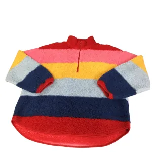Sweatshirt Collar By Old Navy In Striped Pattern, Size: L Street Icon Smile Ease
