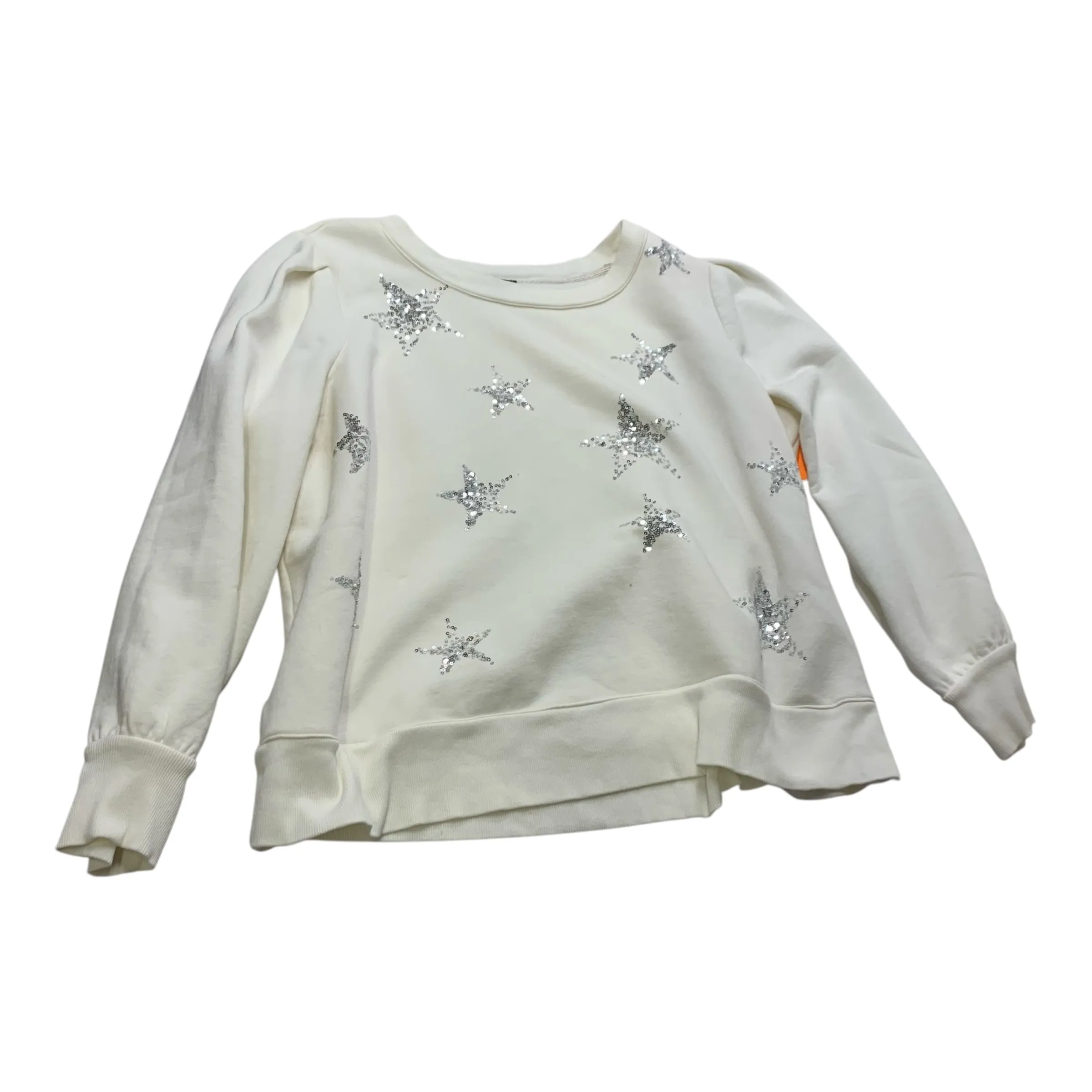 Sweatshirt Crewneck By Talbots In Cream, Size: 2x AntiSnag Threading Snow Core