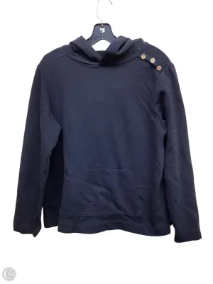 Sweatshirt Hoodie By Loft In Black, Size: L RecycledPolyester