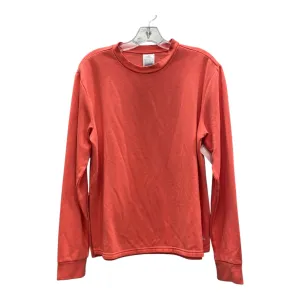 Pure Cotton Sweatshirt Crewneck By Adidas In Orange, Size:L