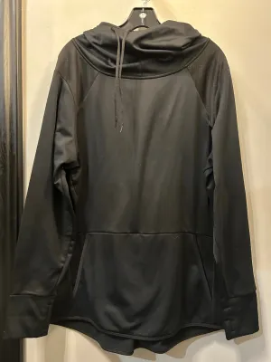 Wide Glow Athletic Sweatshirt Hoodie By Champion In Black, Size: Xxl