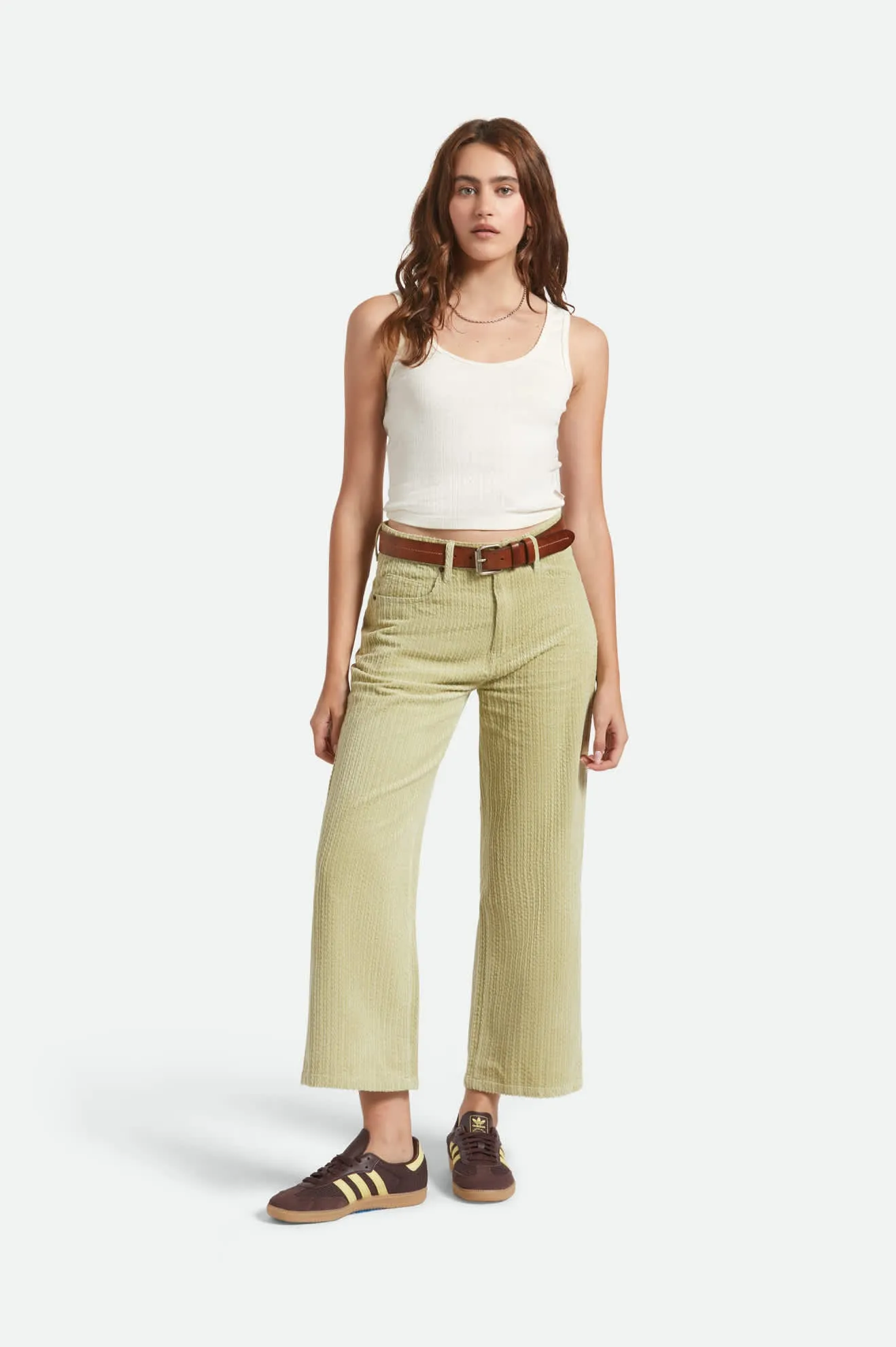 Margo Cropped 5-Pocket Pant - Elm Cozy Layer