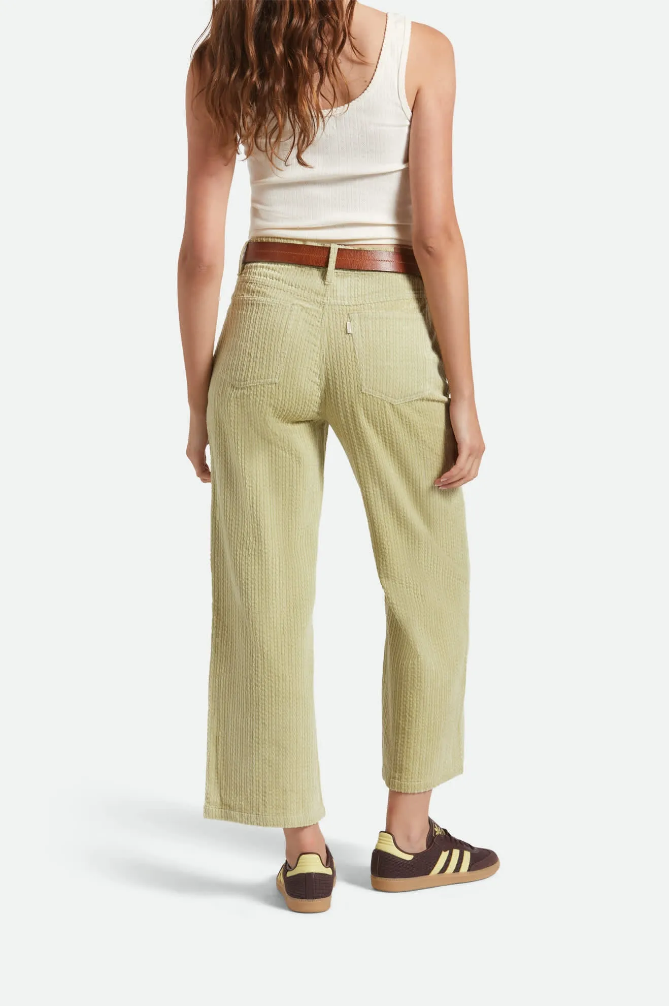 Margo Cropped 5-Pocket Pant - Elm Water resistant coating