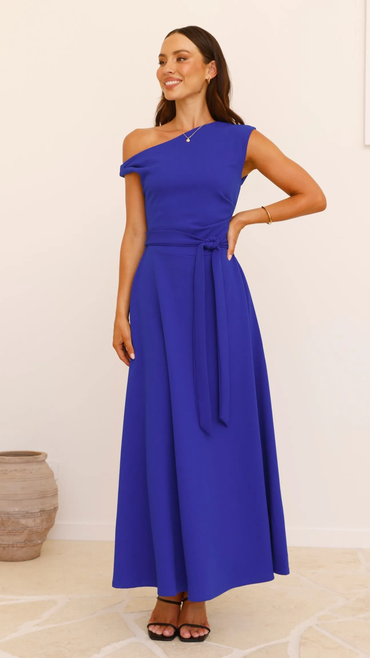 Gemma Maxi Dress - Cobalt The relaxed fit of this maxi dress ensures all-day comfort while maintaining a stylish look Cherry Bloom