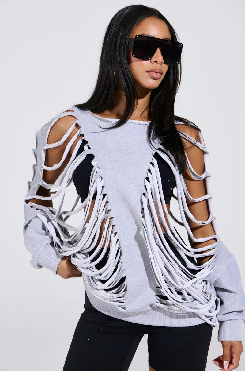 Short Active Comfort CUT HIM OFF FRENCH TERRY SWEATSHIRT