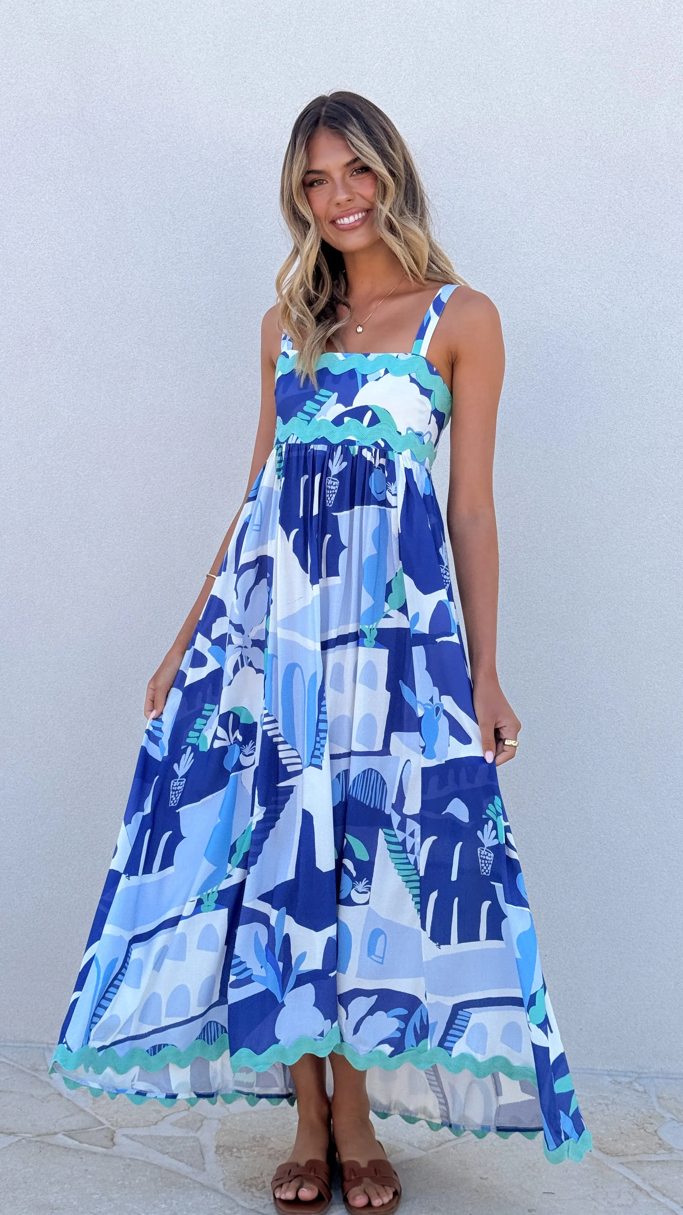 Urban Glow Zarita Maxi Dress - Nyssa Print