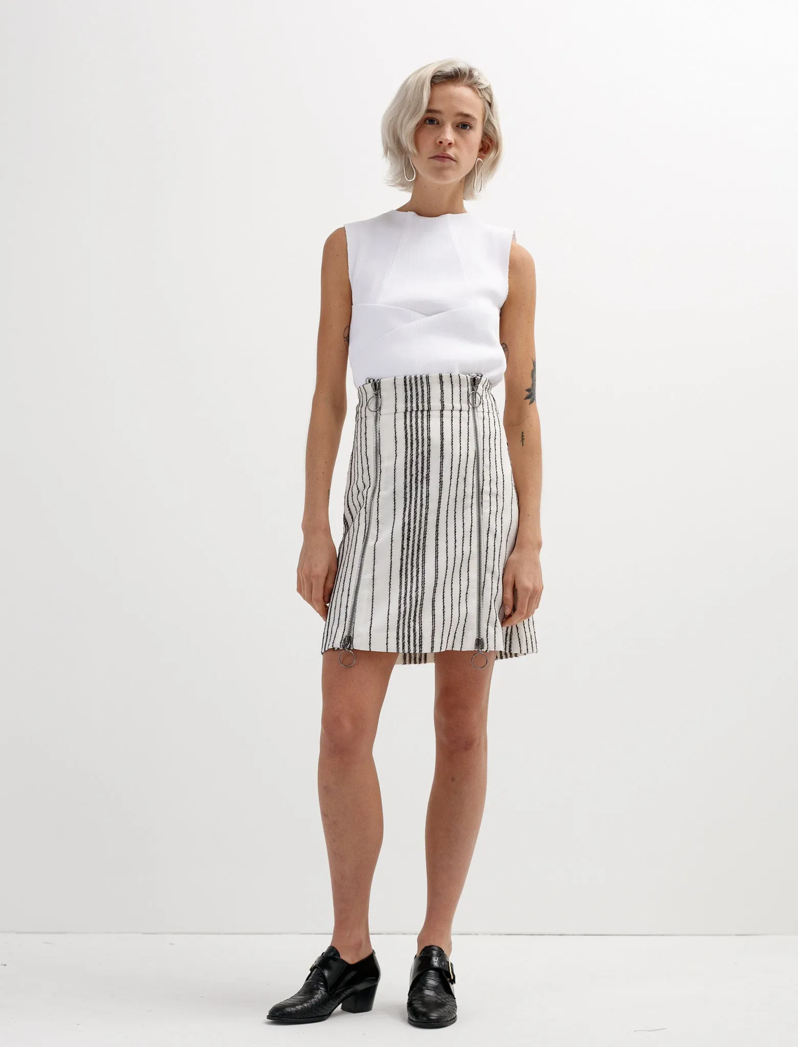 Couture Inspired Leona Zip Skirt