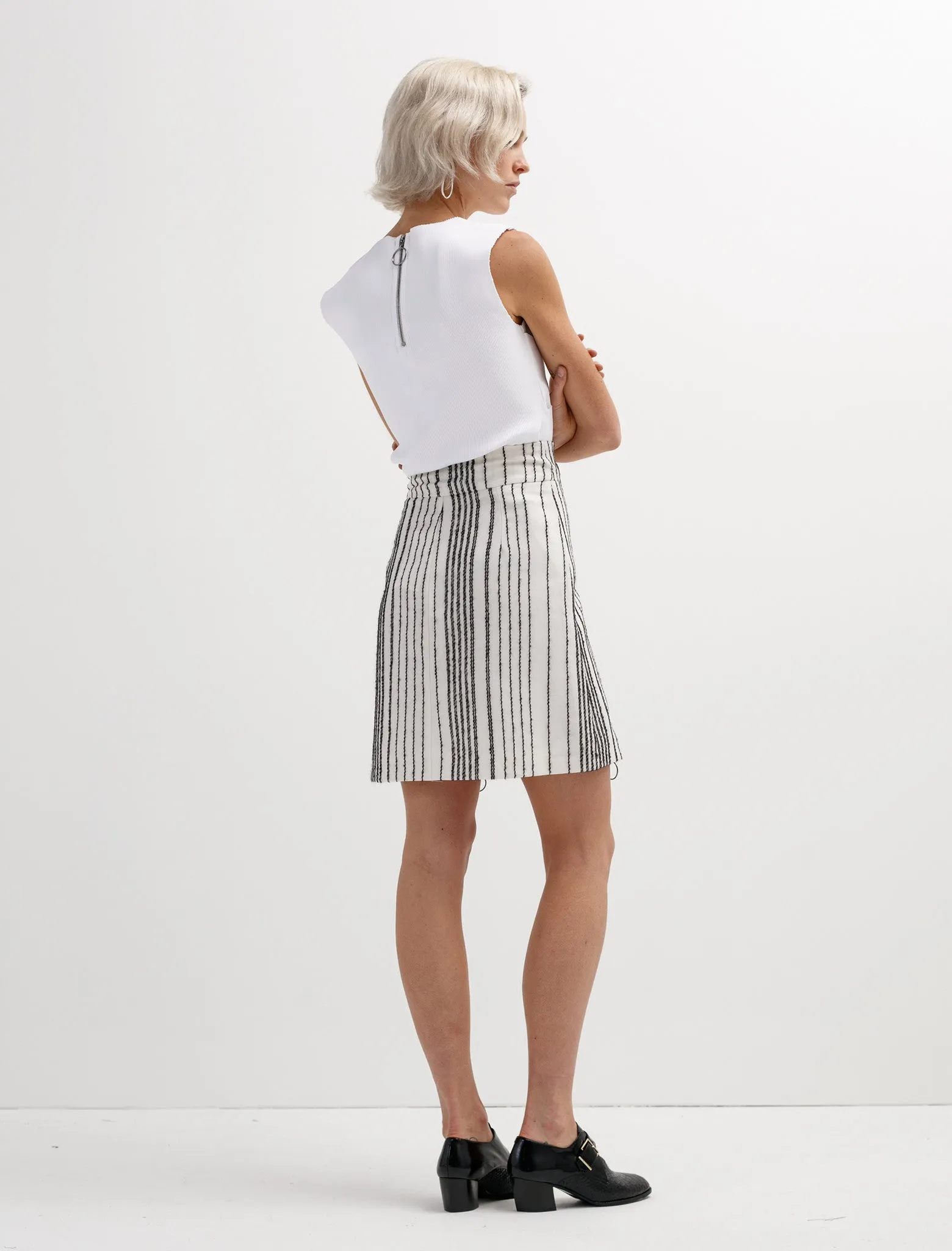 Curve Friendly Leona Zip Skirt