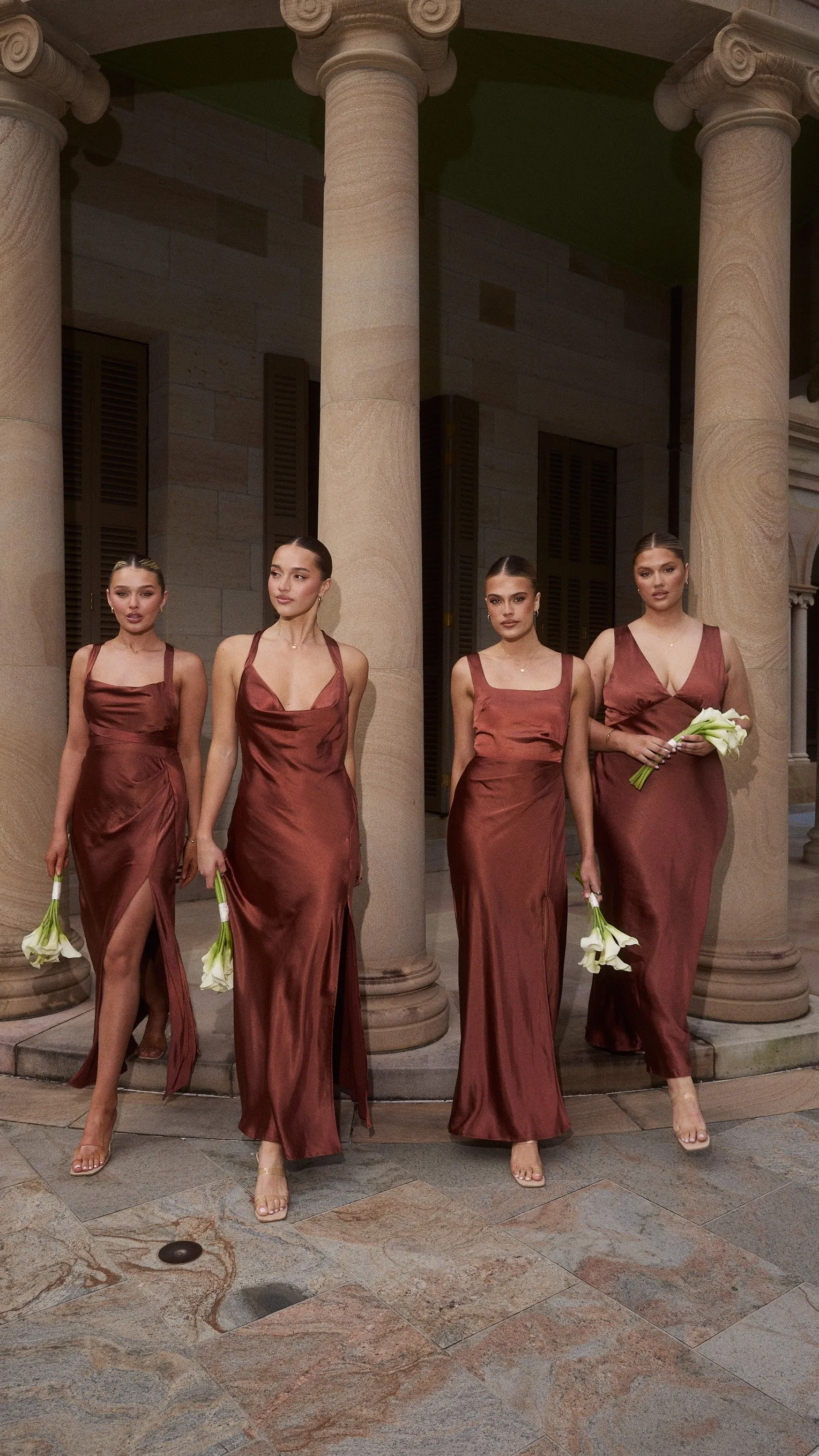 Sofia Maxi Dress - Rust Desert Light