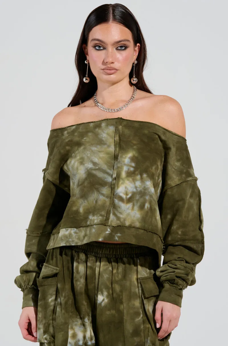 NINA CROPPED SWEATSHIRT Logo Emblem foldable