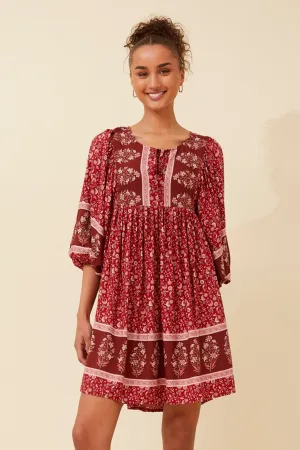 Creative Flow MOLLY FLORAL SHORT DRESS
