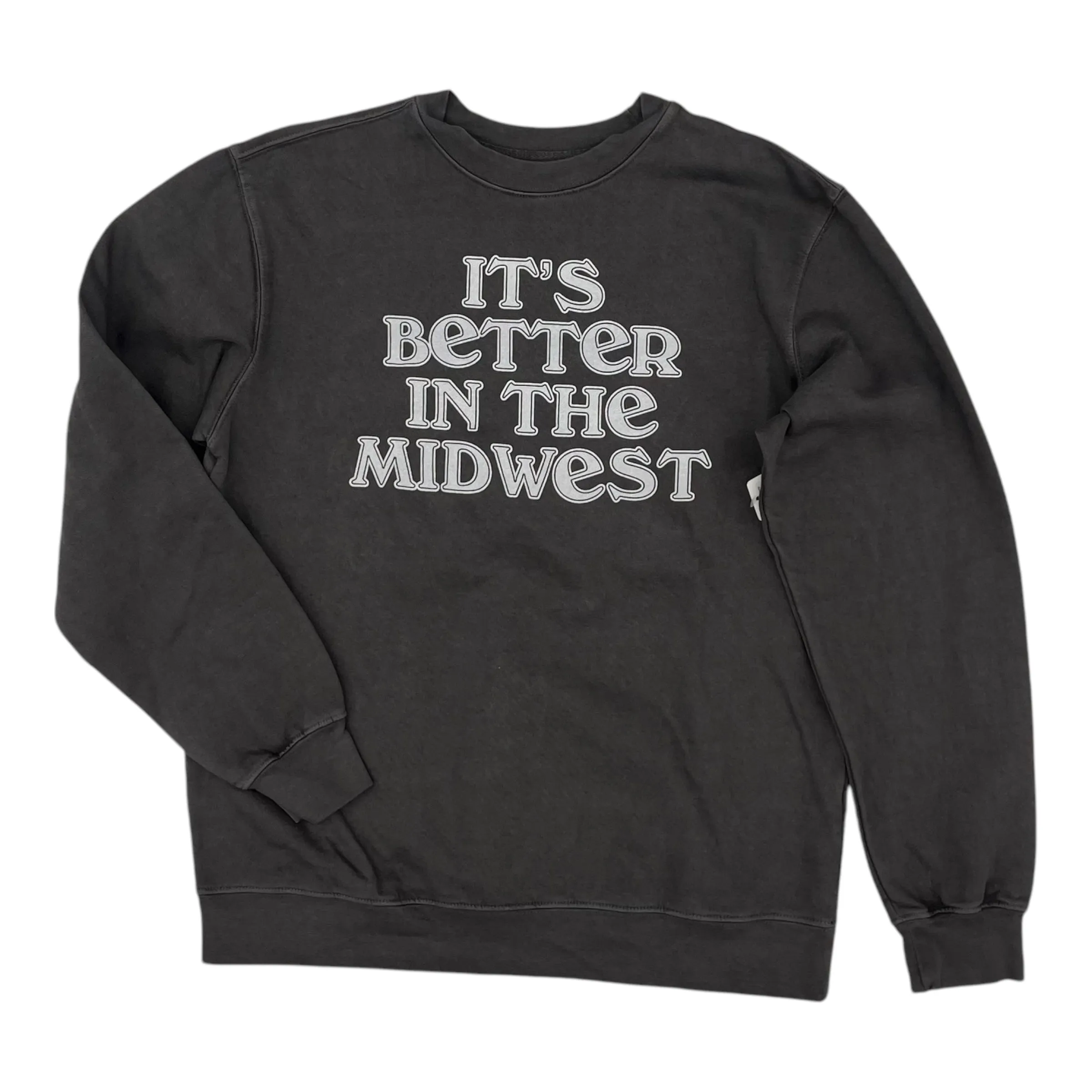 Sweatshirt Crewneck By Girl Dangerous In Grey, Size:Xs Adjustable Fastenings