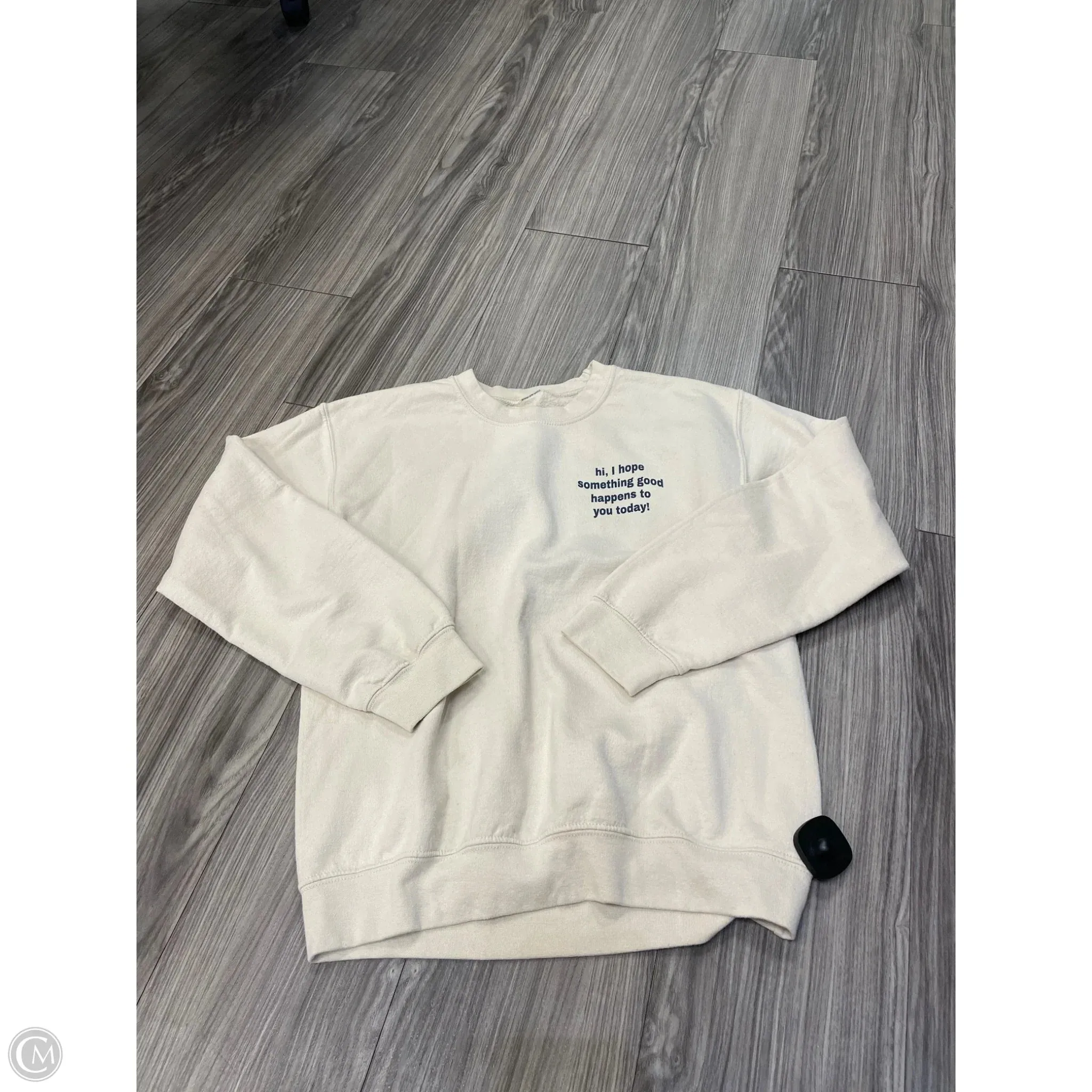 SoftTouchFinish Sweatshirt Crewneck By Out Of The Blue In Tan, Size: S