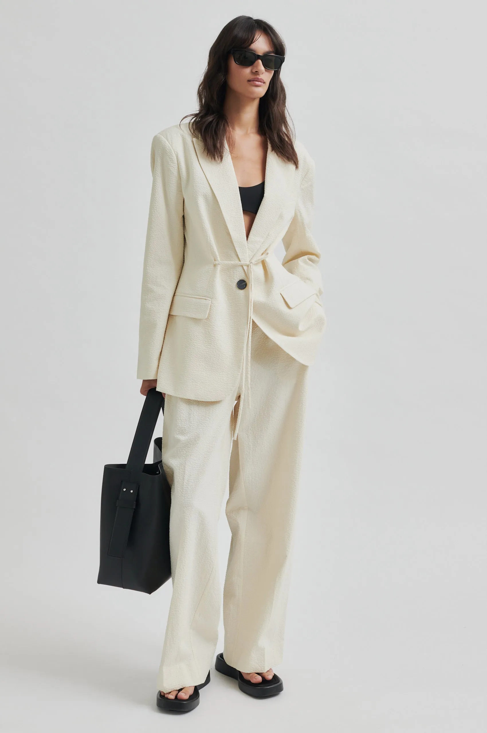HypoallergenicTextile Wavy Trousers