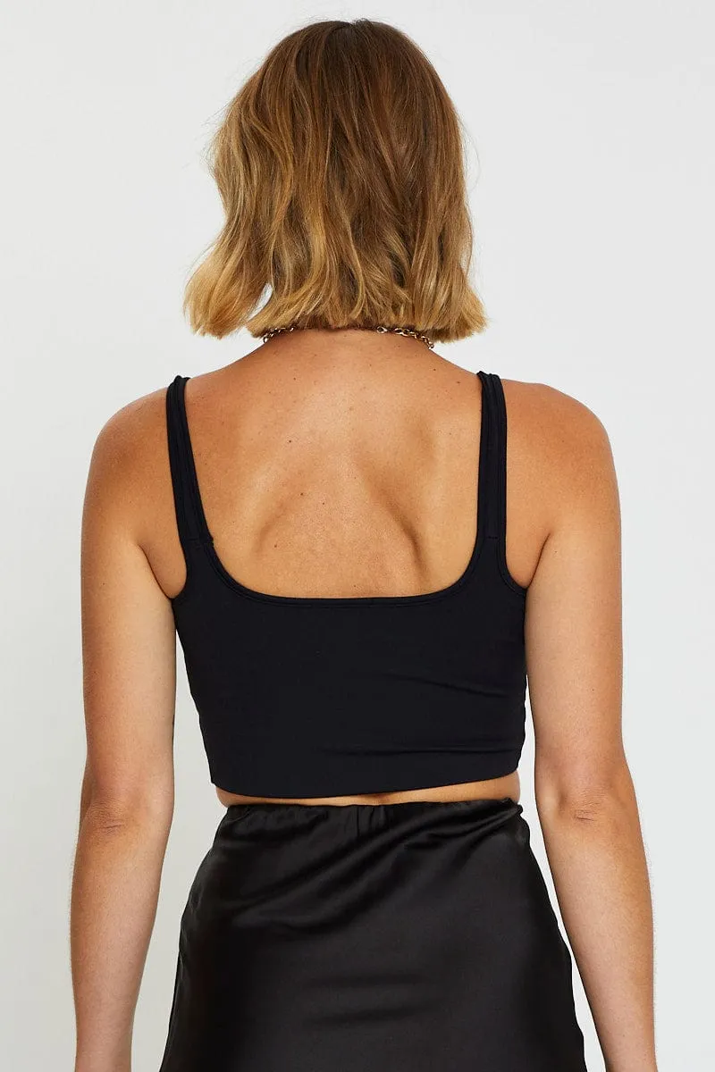 SeamFreeEngineering Virtual Mode Black Underbust Seem Top