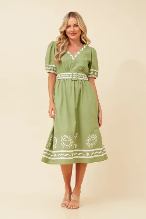 Palace View Cherry Grove RENZA WANDERLUST LINEN DRESS