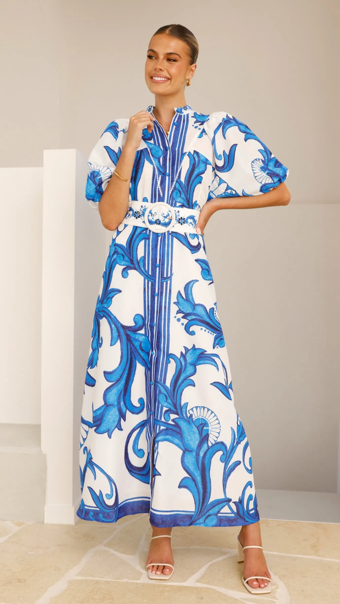 Field Glow Sun shield Hedley Maxi Dress - Paradise