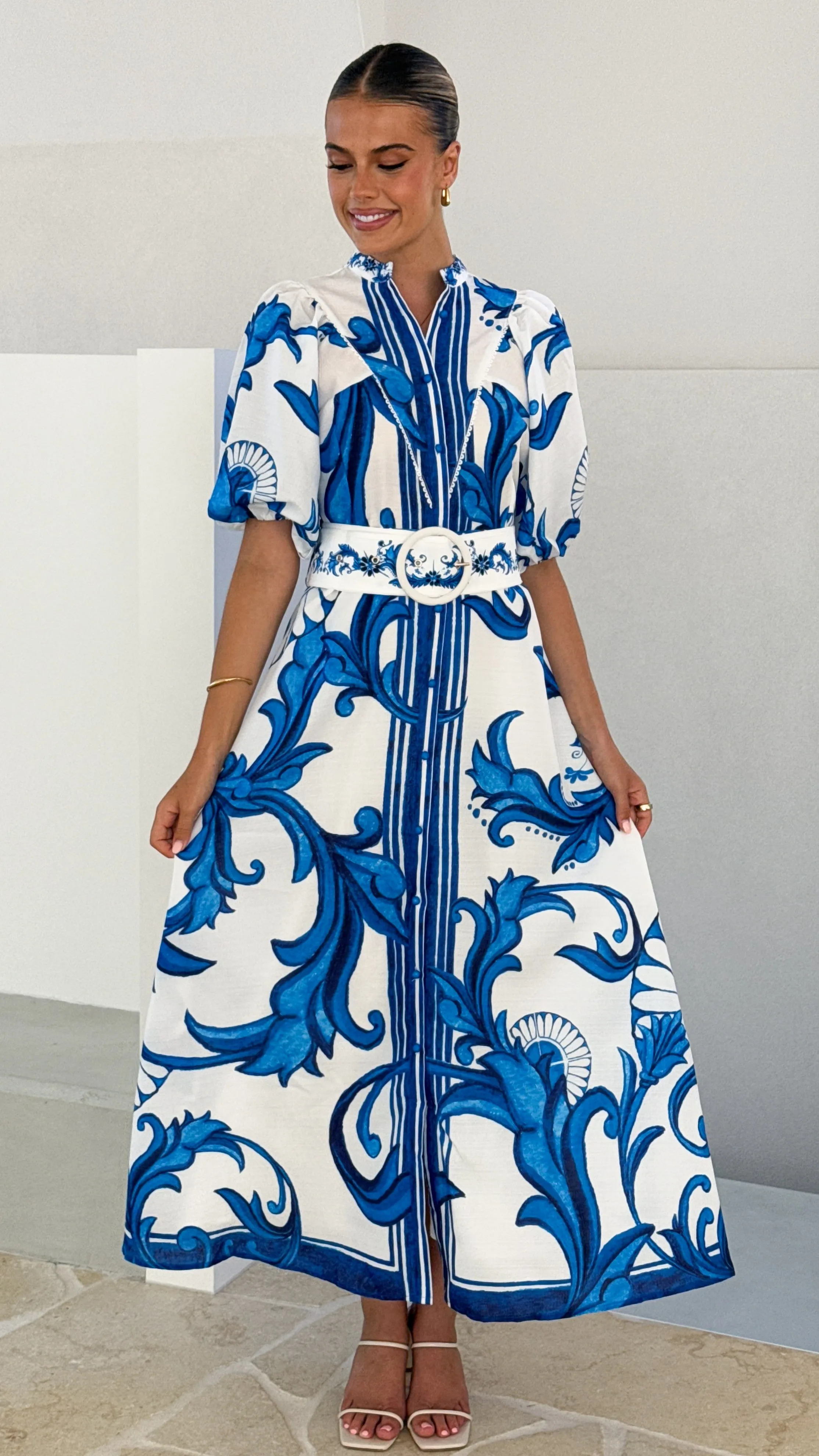 Hedley Maxi Dress - Paradise handmade detail
