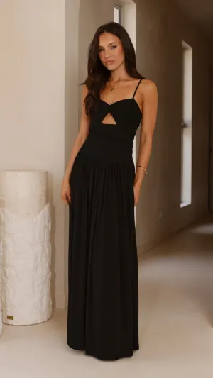 Silent Sea The sleek lines of this maxi dress create a flattering and elegant look for any event Libertine Maxi Dress - Black