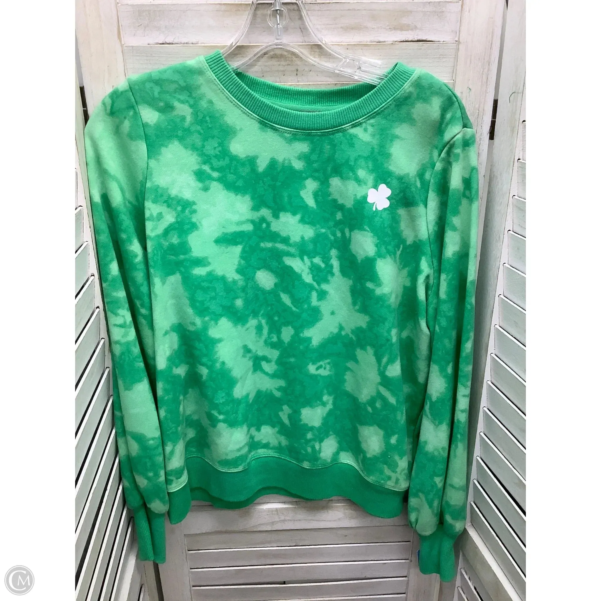 Soft Touch Sweatshirt Crewneck By Marled In Tie Dye, Size: M