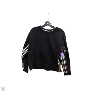 Athletic Sweatshirt Crewneck By Athleta In Black, Size: M Web Glow