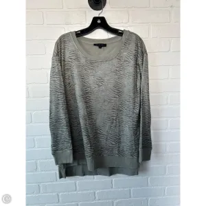 Sweatshirt Crewneck By Jane And Delancey In Green & Grey, Size: M casual fun