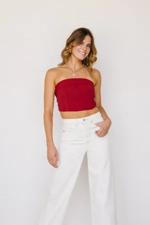 Cocky Strapless Top Seamless Bonding manned