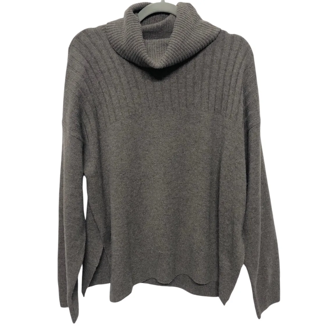 Sweatshirt Collar By Madewell In Taupe, Size:M UVProtectionCloth Lightweight Composite