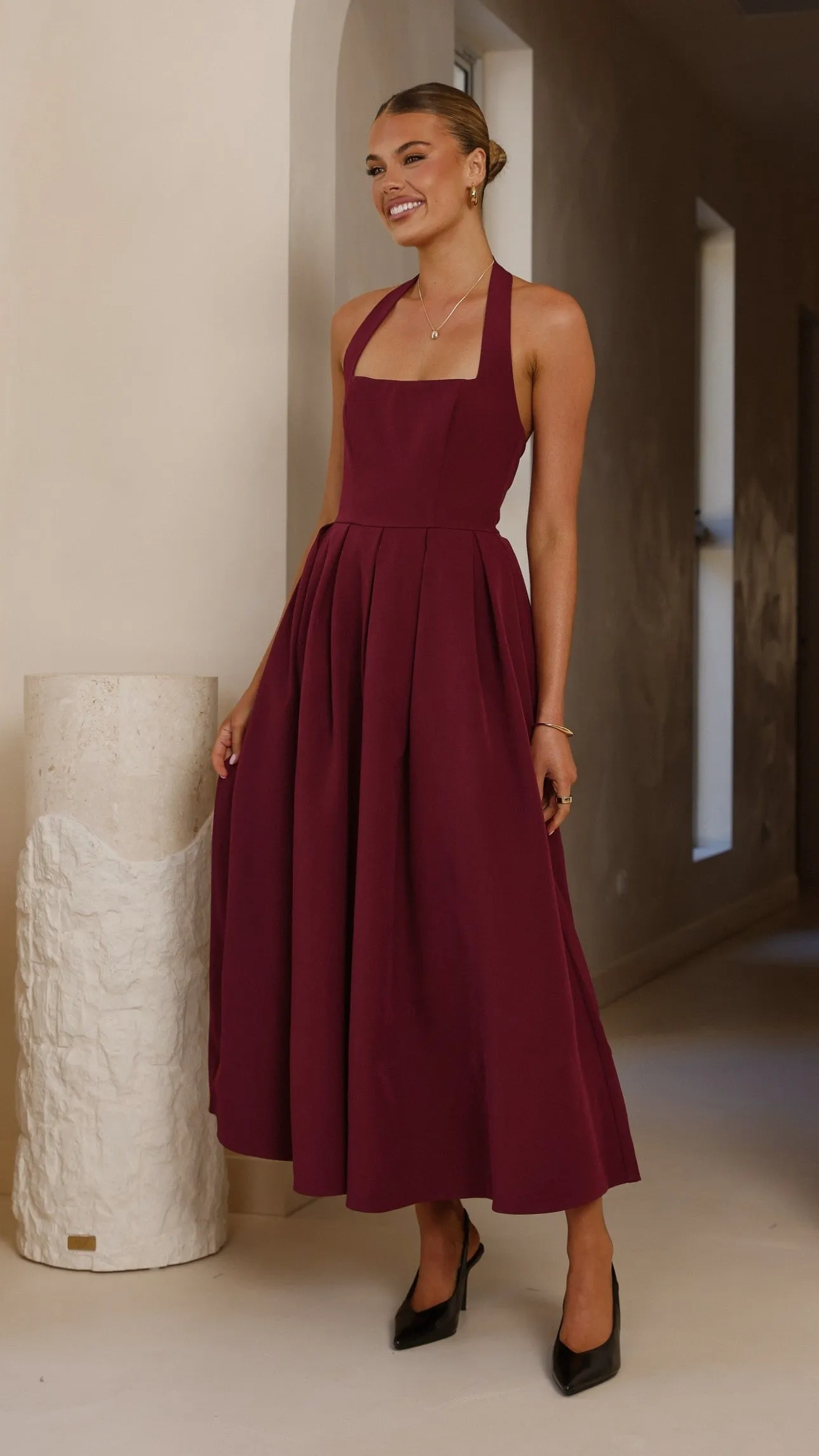 Kristen Maxi Dress - Wine Market Lane
