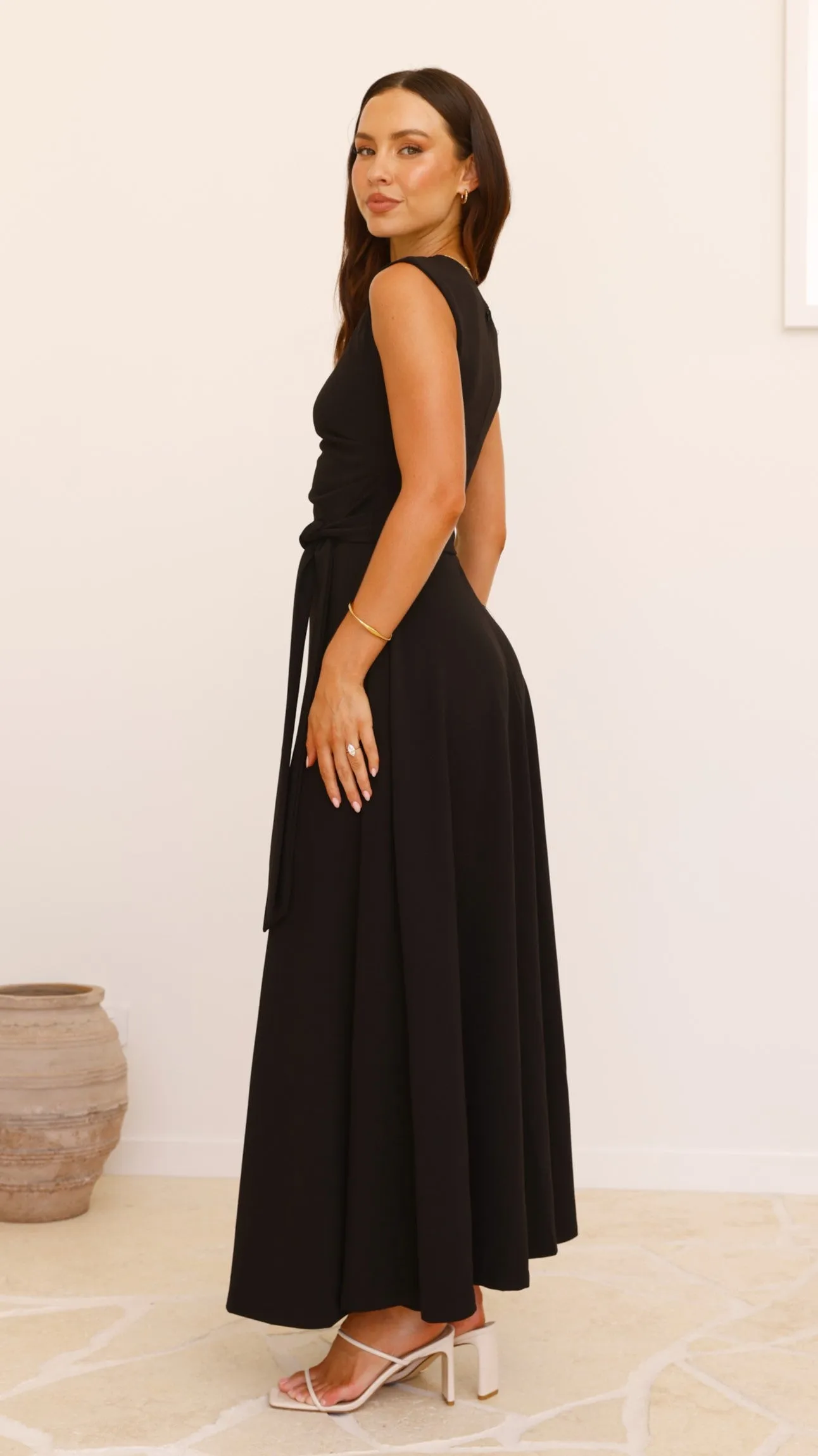 Town Lane Country Lane Gemma Maxi Dress - Black