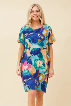 Antistatic SoftTouchFinish VINE SHIFT DRESS