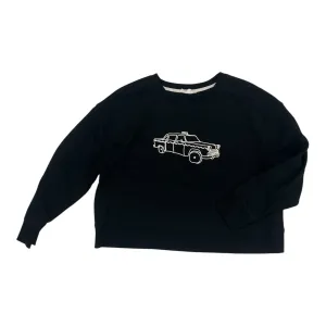 Athleisure Cool Sweatshirt Crewneck By Jane And Delancey In Black, Size:Xl
