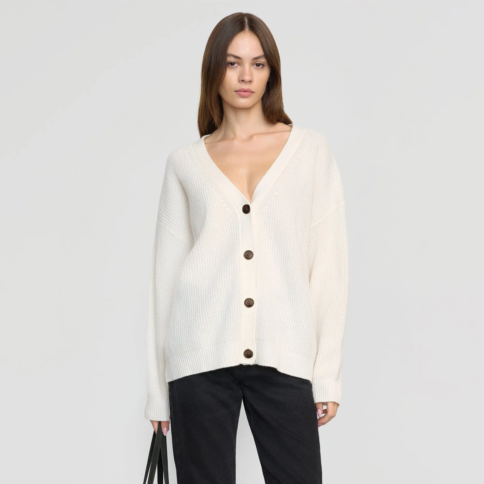 UV Protective Coating Comfy Essentials Ola Oversized Cashmere Cardigan