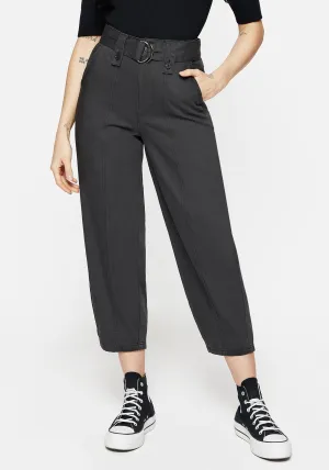 Pinhead Embroidered Belted Balloon Leg Trousers MachineWashable