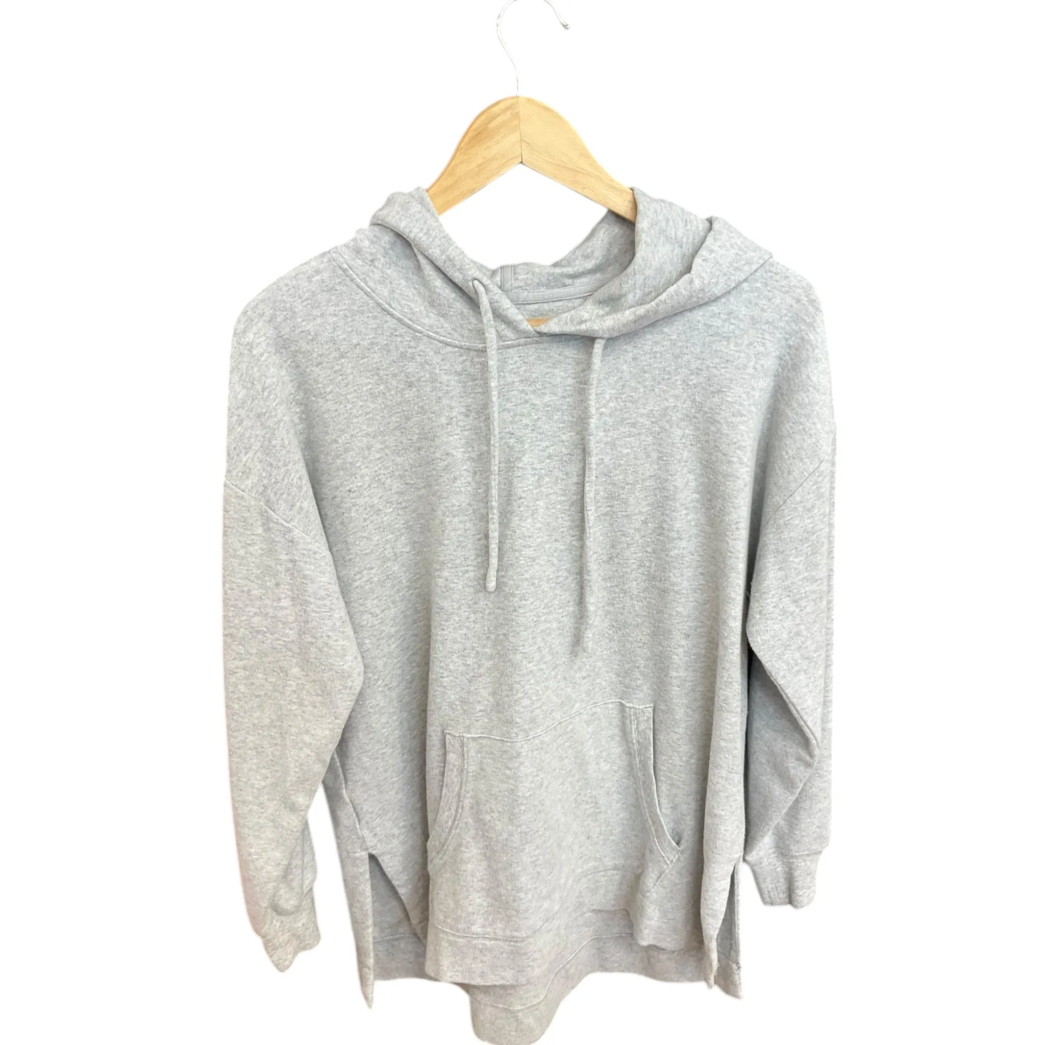 Sweatshirt Hoodie By Lou And Grey In Grey, Size: M Summer Air