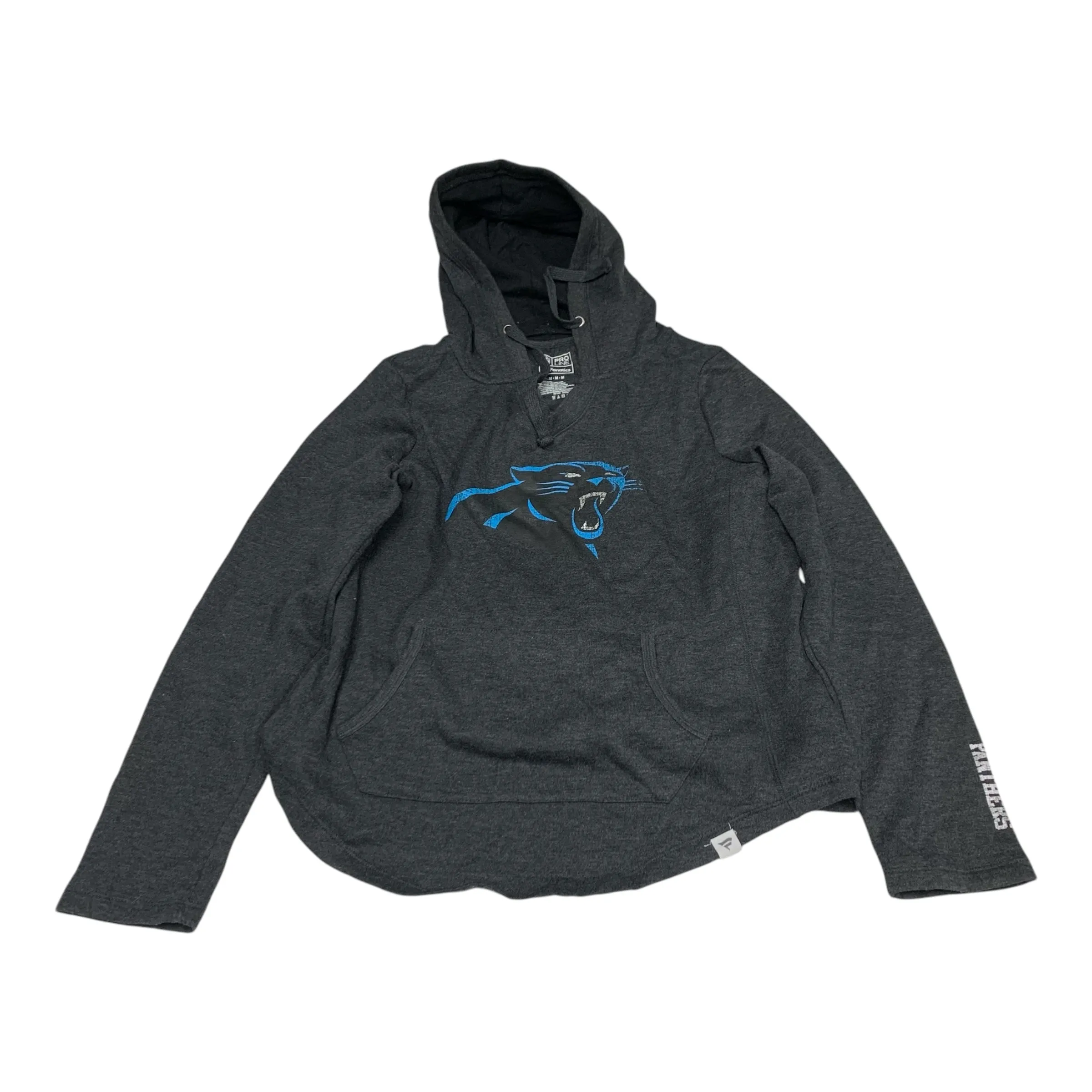 QuickDry Technology Vintage Style Athletic Sweatshirt Hoodie By Nfl In Grey, Size: M