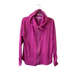 Athletic Sweatshirt Hoodie By Calvin Klein In Pink, Size:1X Everyday Comfort