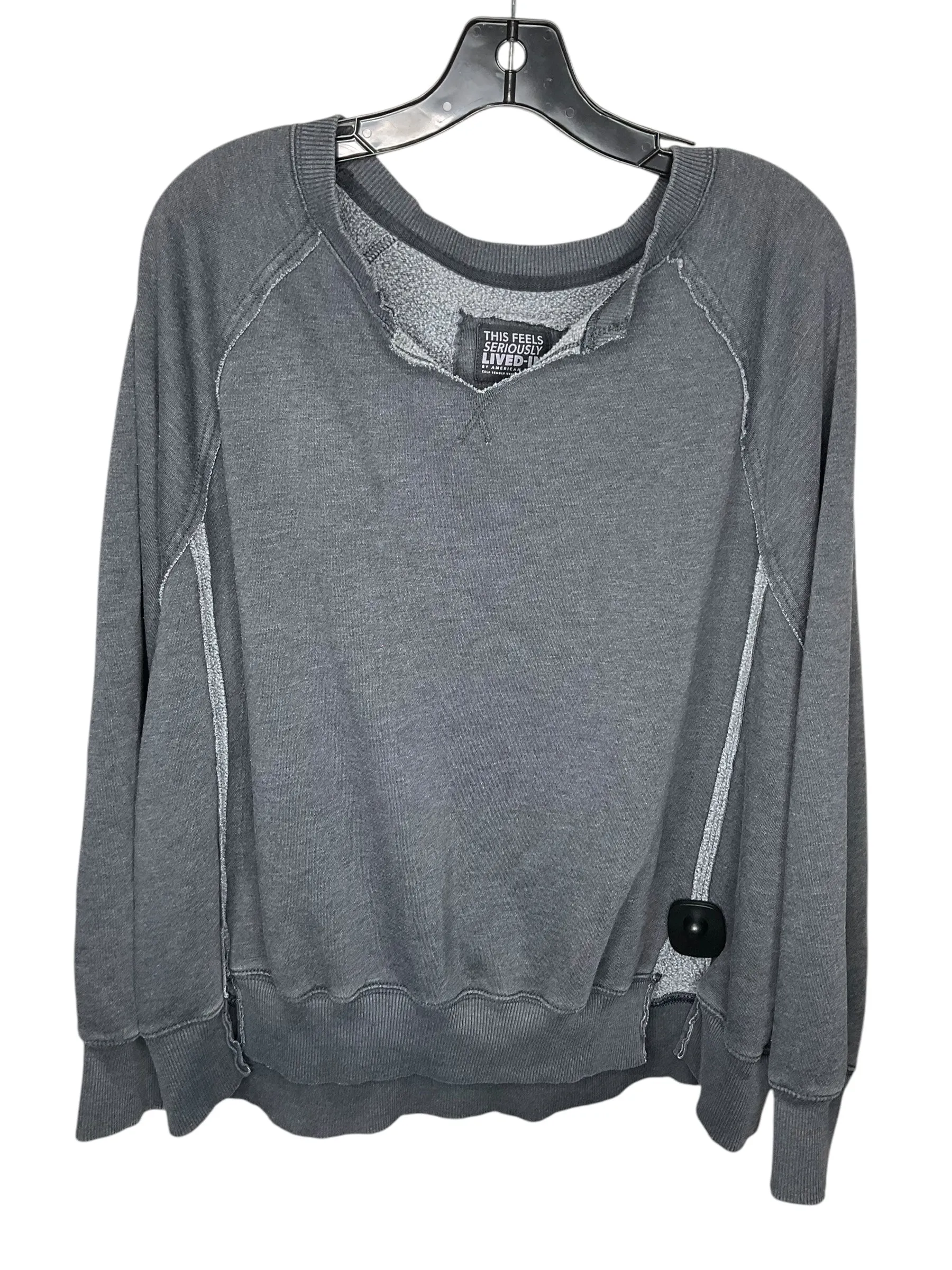 Sweatshirt Crewneck By American Eagle In Grey, Size: S Translucent Soul