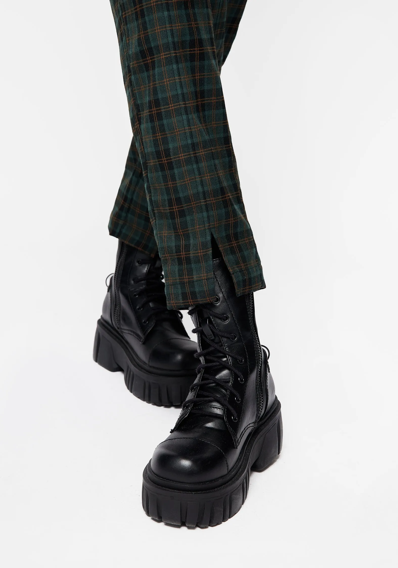 Nightingale Split Tapered Trousers Comfort Style Stain Resistant