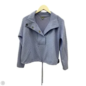 ReflectiveTrimDetails Translucent Soul Sweatshirt Collar By Talbots In Purple, Size: S