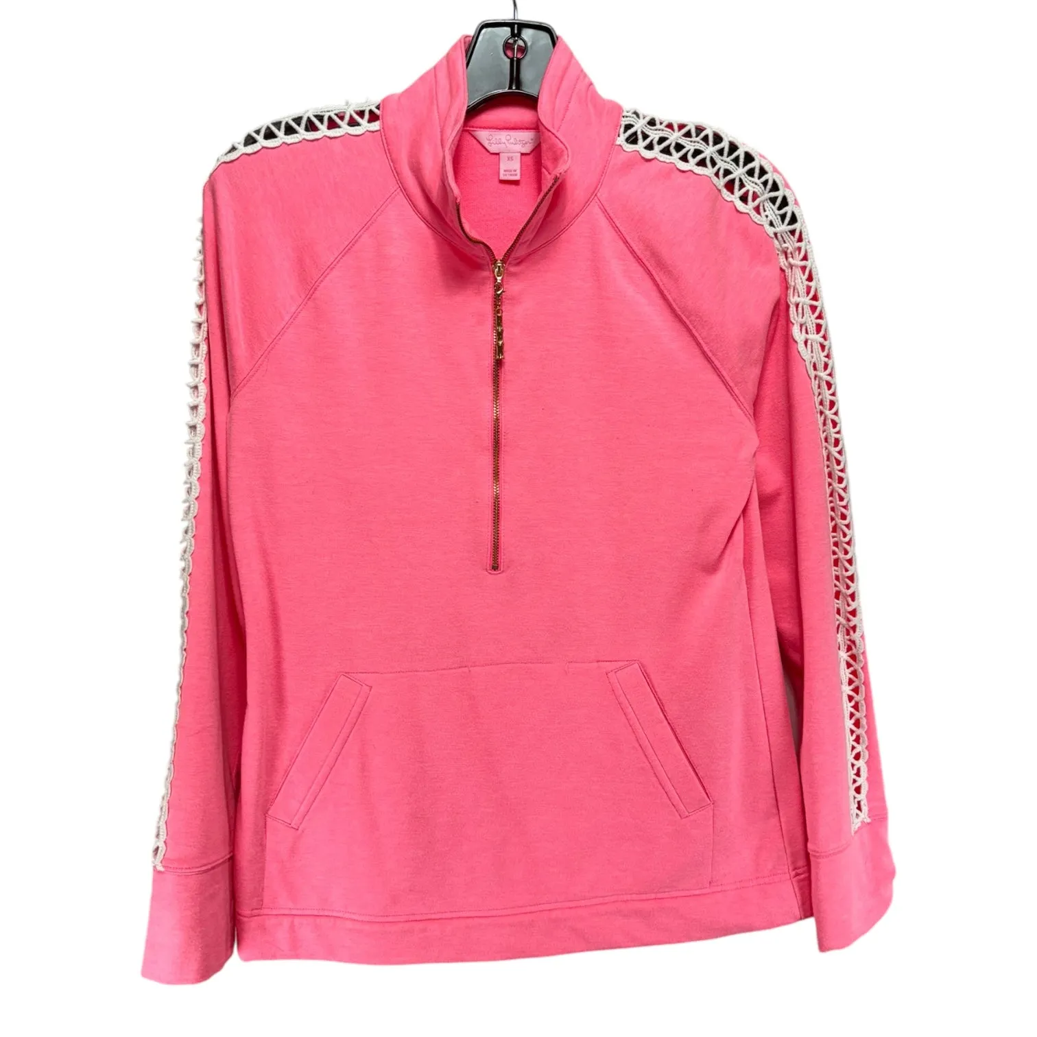 Silent Mood Skipper Popover Designer By Lilly Pulitzer In Heathered Pascha Pink, Size: XS