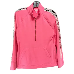 Silent Mood Skipper Popover Designer By Lilly Pulitzer In Heathered Pascha Pink, Size: XS